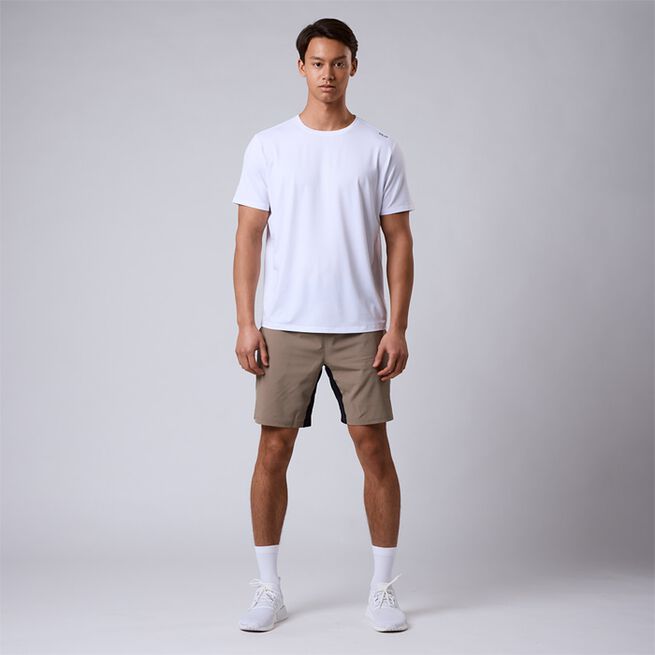 Flow Mesh T-shirt Vit