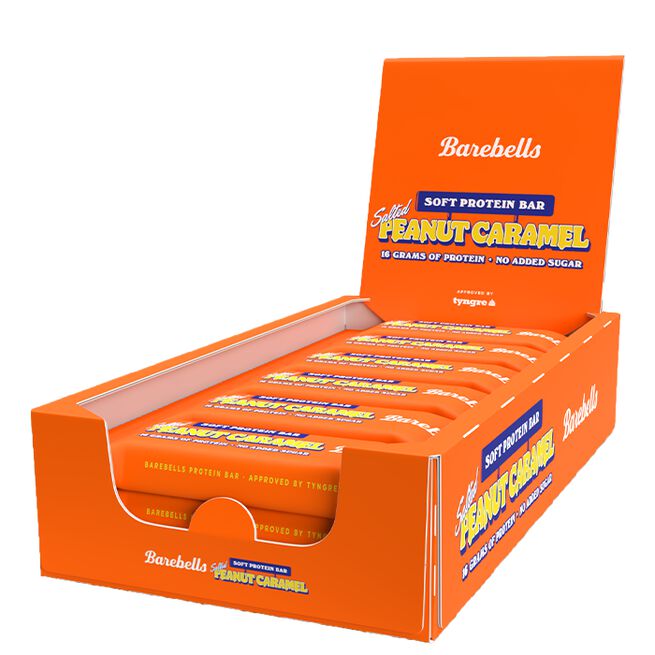12 x Barebells Soft Proteinbar 55 g Salted Peanut Caramel