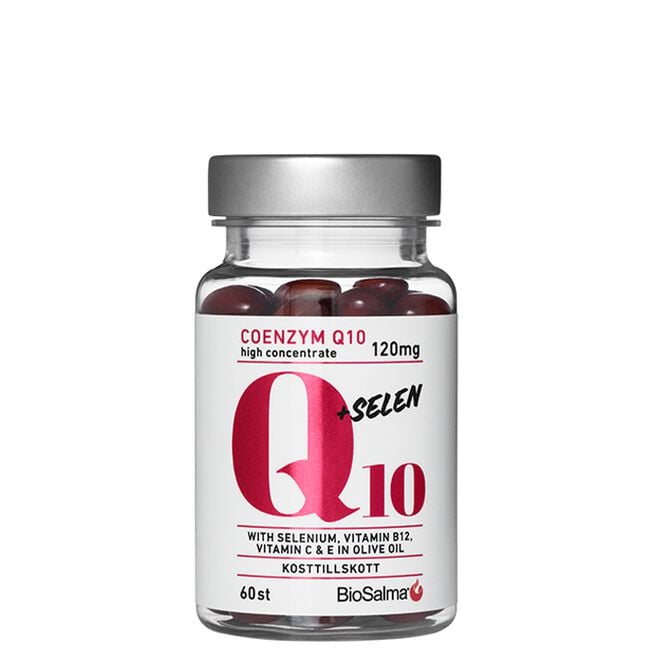 Q10 Coenzyme 120mg + selen 60 kapslar