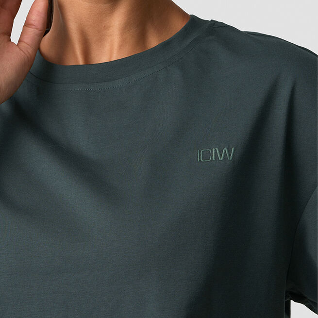 Everyday Cropped T-shirt Grön