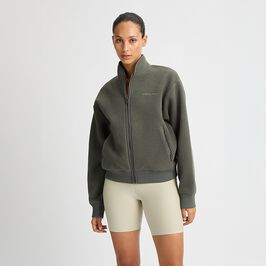 Bounce Pile Jacket, Gunmetal, XL  Bounce Pilejacka Grön