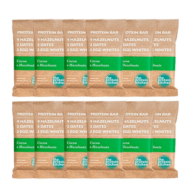 "12 x Protein Bar, 55 g" Hazelnut & Cacao