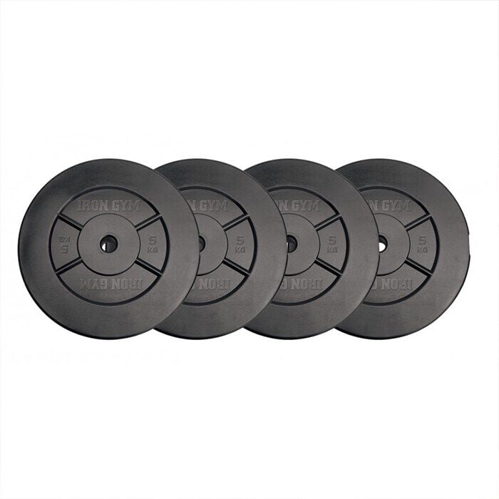 Viktskivor Paket 20 kg 25 mm 4 x 5 kg