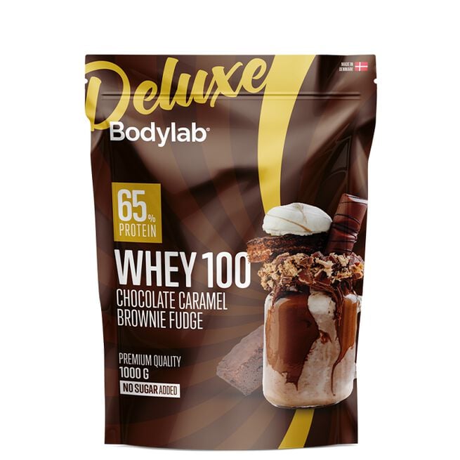 Bodylab, Whey100 Deluxe, 1000 g Chocolate Caramel Brownie Fudge