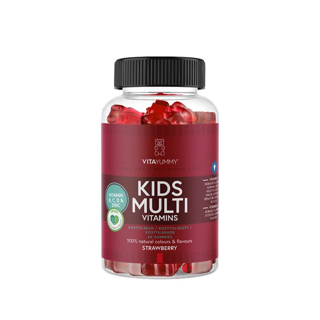 Multivitamin Barn 60 Gummies Jordgubb Jordgubb