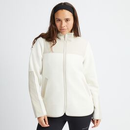 Röhnisch Phoebe Pile Jacket, Peyote Beige Phoebe Pilejacka Vit