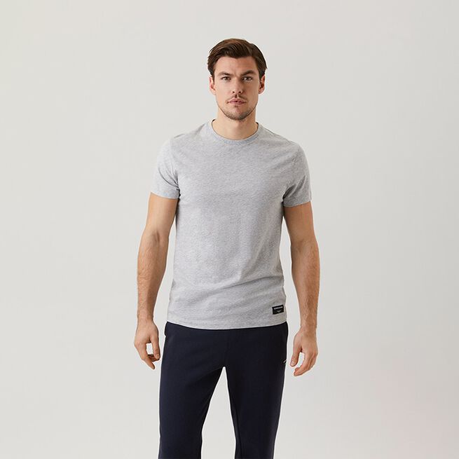 BJÖRN BORG Centre T-shirt, Light Grey Melange