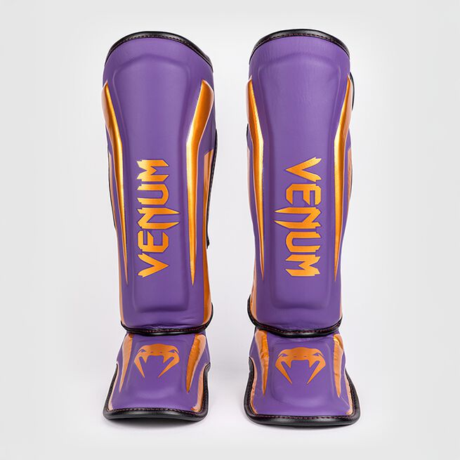 Venum Elite Shin Guards Dark Purple