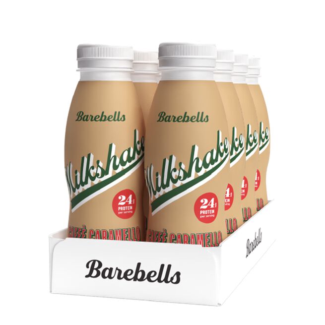 8 x Barebells Protein Milkshake, 330 ml Caffé Caramello