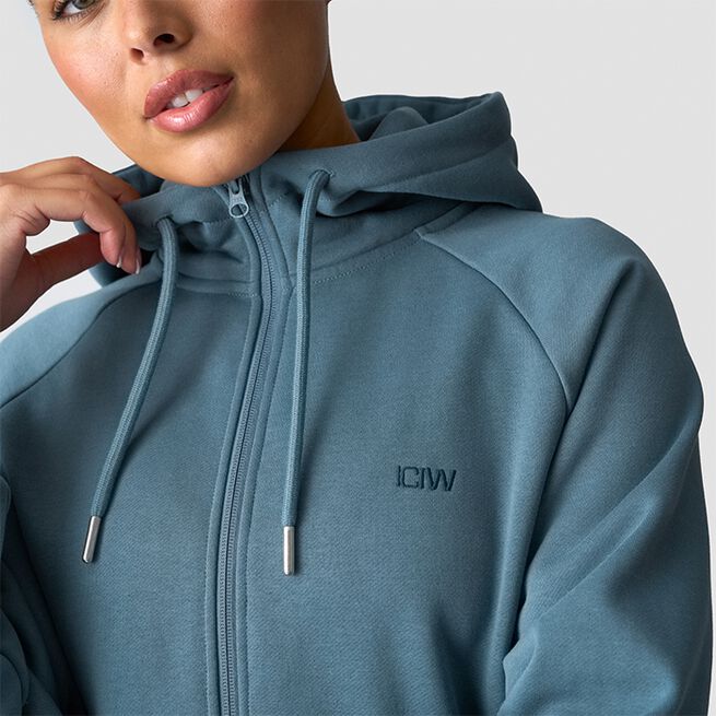 Everyday Zip Hoodie Blå