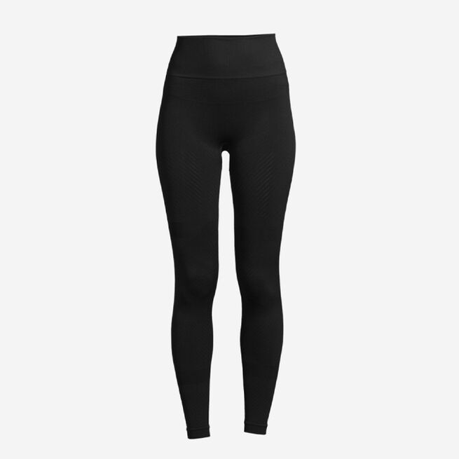 Essential Block Seamless High Waist Tights, Black