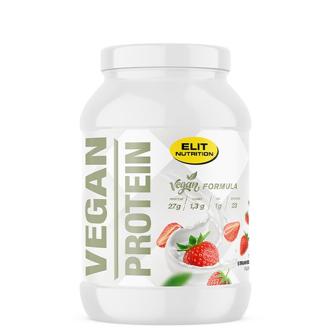 ELIT VEGAN Protein Laktosfri proteinpulver 750 g Strawberry