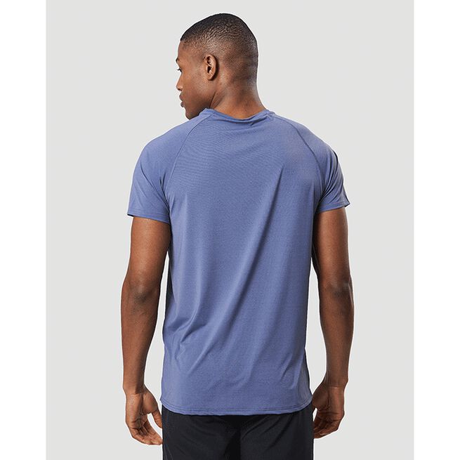 Workout Melange T-shirt, Steel Blue Melange 