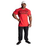 Better Bodies Basic Tapered Tee, Chili Red