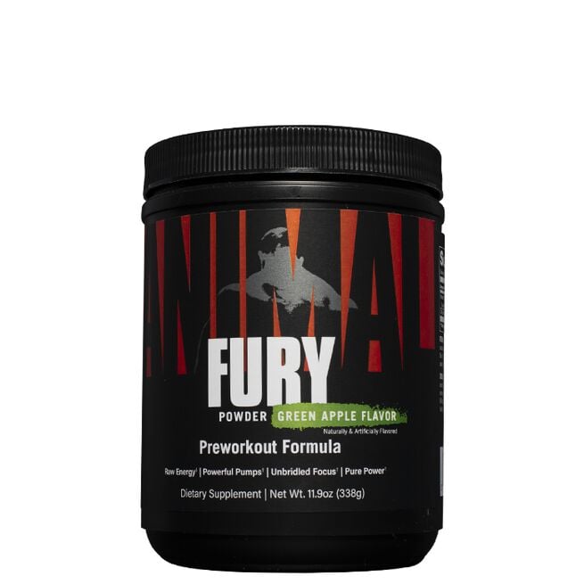 Animal Fury, 30 servings, Green Apple