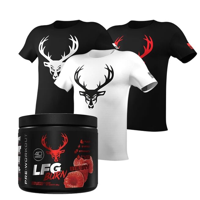LFG Fettförbrännande PWO 240 g + Bucked Up T-Shirt