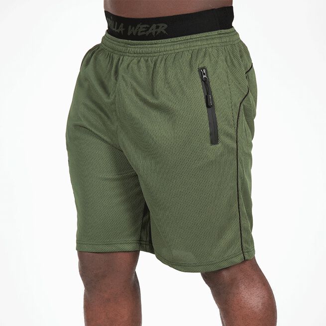 Mercury Mesh Shorts, Army Green/Black, S/M 