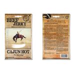 Beef Jerky, 50 g, Cajun-Hot 