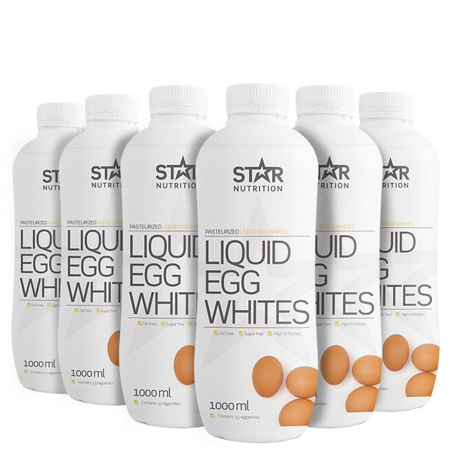 6 x Flytande äggvita, BIG BUY 1000 ml