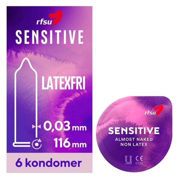 RFSU Sensitive Kondomer 6-pack
