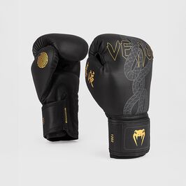 Venum Serpenti Boxing Gloves Black/Silver/Gold, 10oz  Serpenti Boxningshandskar Svart Silver Guld