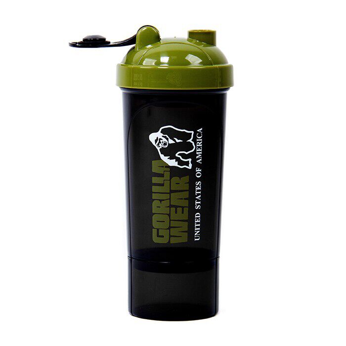 Shaker Compact Svart/Gr&ouml;n 400 ml + 100 ml