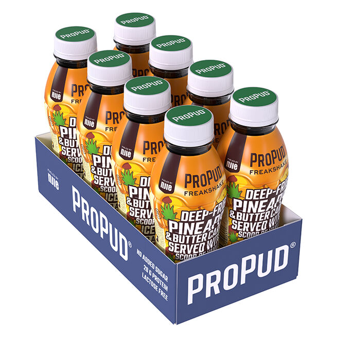 8 x ProPud Protein Milkshake, 330 ml Freakshake Caramelized Pineapple