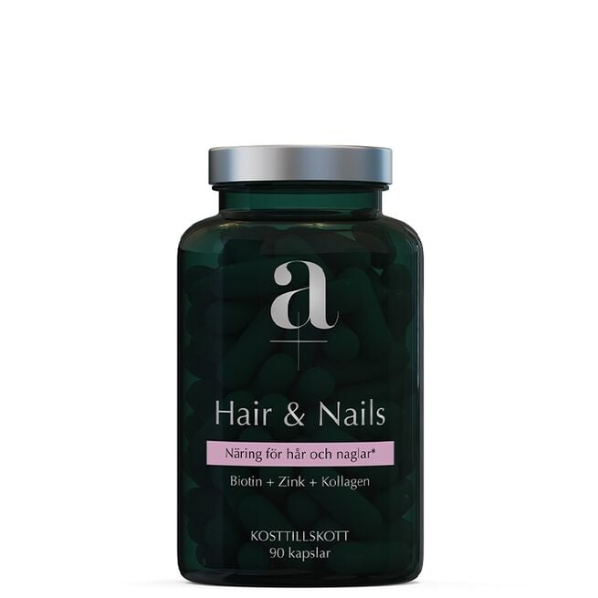 Hår & Naglar Biotin Zink Kollagen 90 kapslar