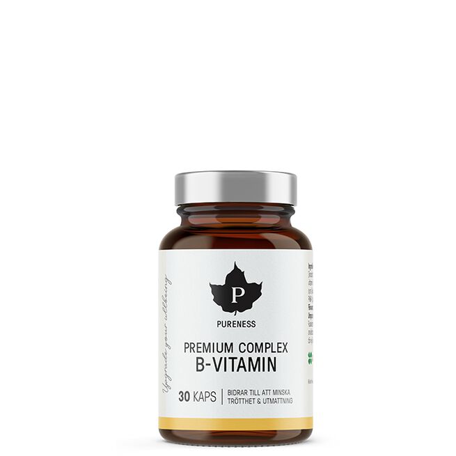 Pureness  Premium Complex B-Vitamin, 30 kapslar