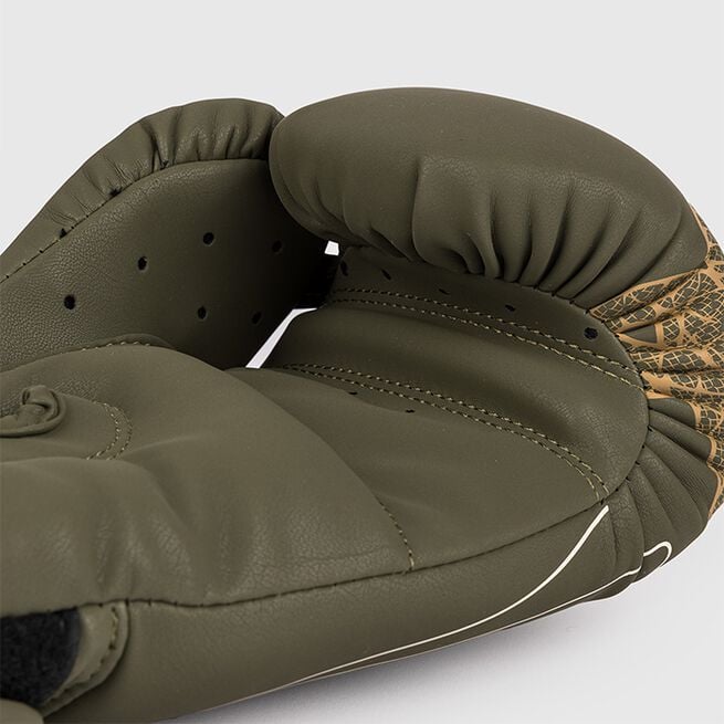 Serpenti Boxningshandskar Khaki Brons Ivory