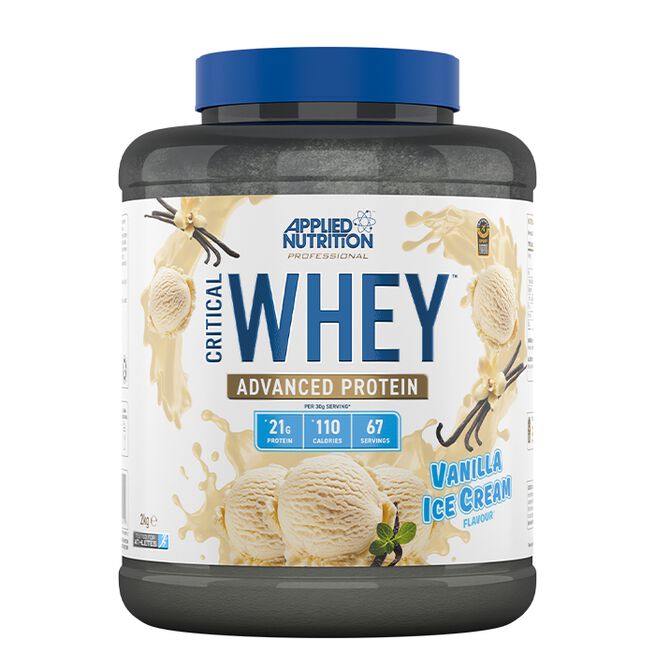Critical Whey Vassleprotein 2 kg Vanilla Ice Cream