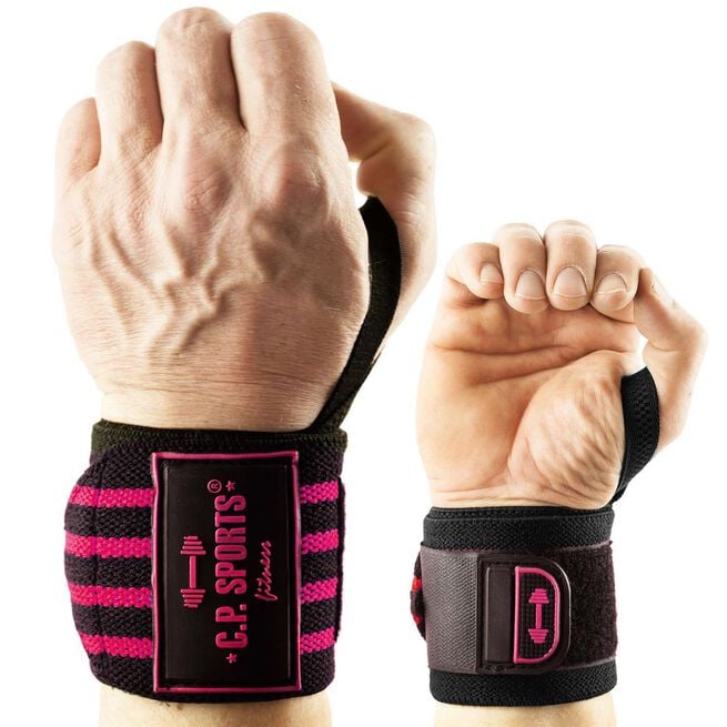 Strongman handledslindor 50 cm Rosa