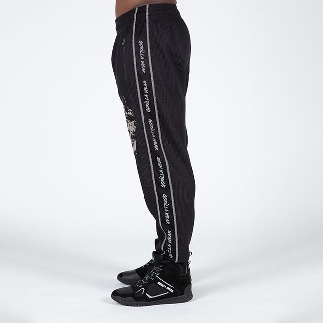 Buffalo Old School Workout Pants, Black/Grey