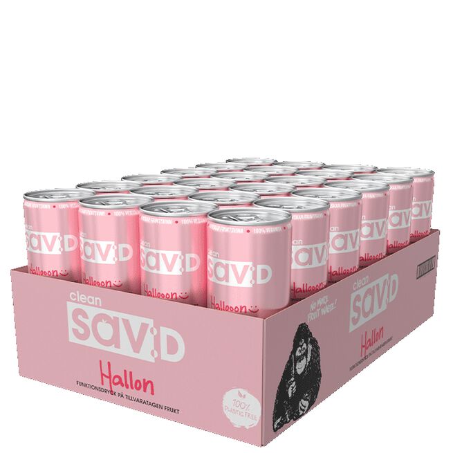 24 st Clean sav:D Flak 330 ml Hallon