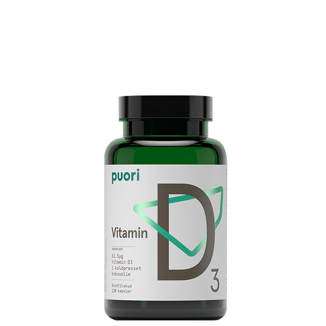 D3-Vitamin + Kokosolja 120 kapslar