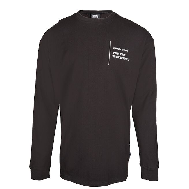 Boise Oversized Long Sleeve, Black, S 