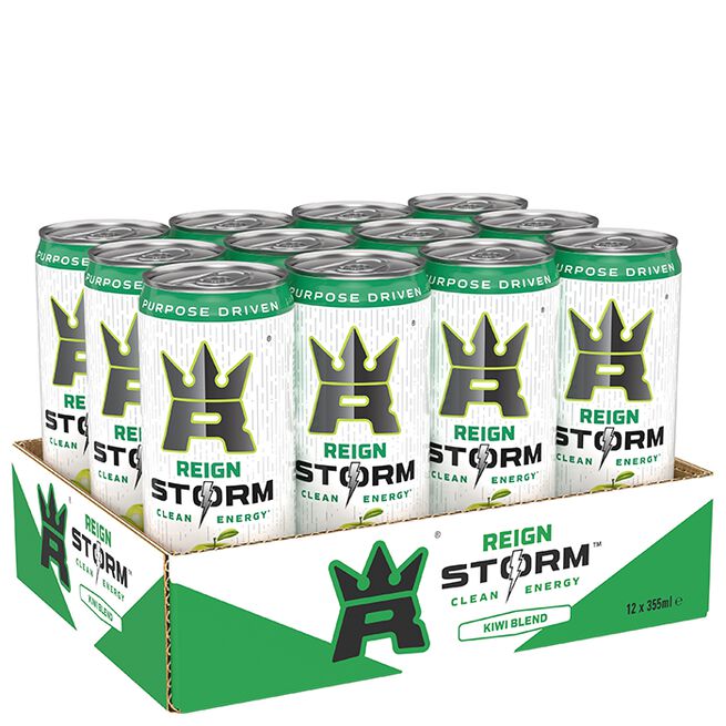 12 x Reign Storm Energidryck 335 ml Kiwi Blend