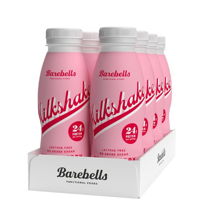 8 x Barebells Protein Milkshake, 330 ml Strawberry