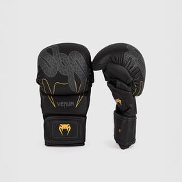 Venum Serpenti Sparring Gloves Black/Silver/Gold, L-XL  Serpenti Sparringshandskar Svart Silver Guld