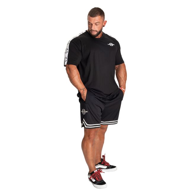 Träningsshorts Svart Vit