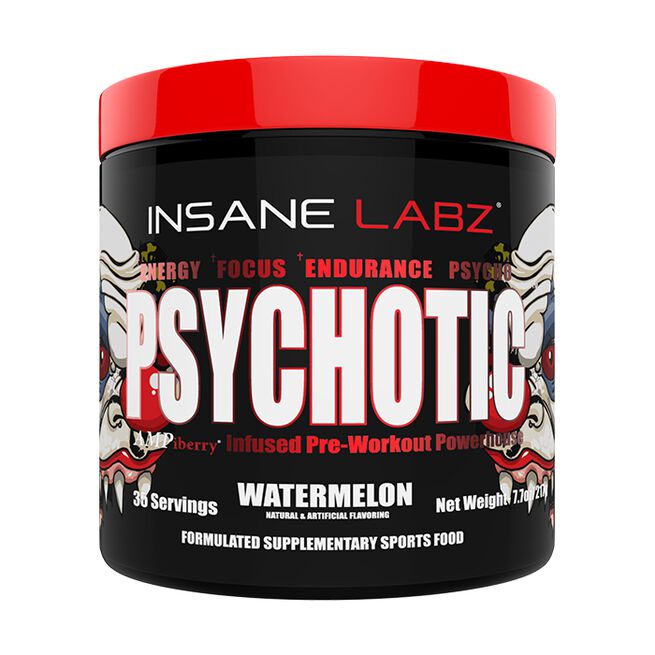 Psychotic Pre-Workout, 35  servings, Watermelon 