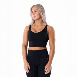 Relode Core V-Top, Svart, M  Core V-ringat Linne Svart