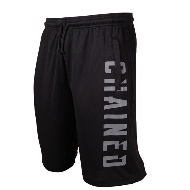 Chained Mesh Shorts Svart