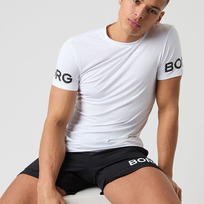 Borg T-shirt Vit