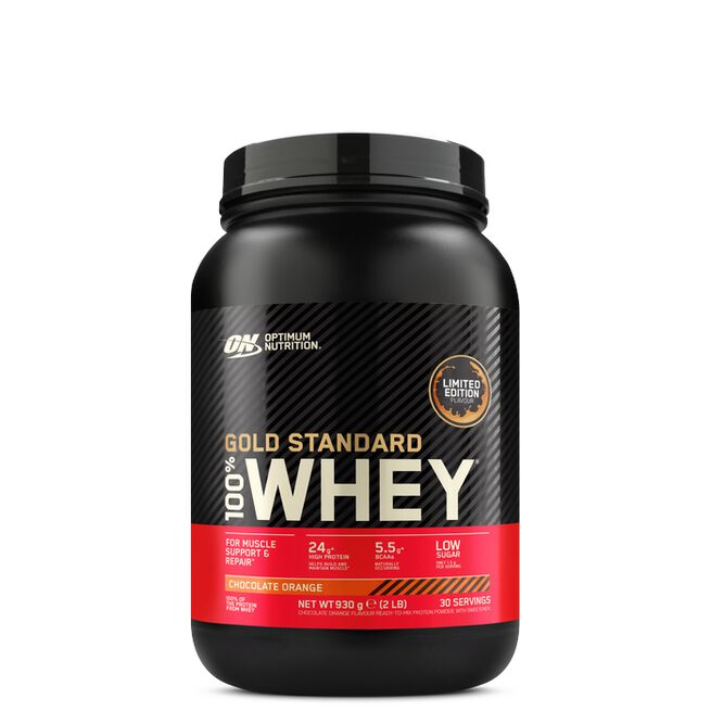 100% Whey Gold Standard Vassleprotein 908 g Choco Orange - NEW Limited