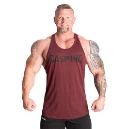 Gasp Essntial T-Back, Maroon Essential T-Back Linne Mörkröd