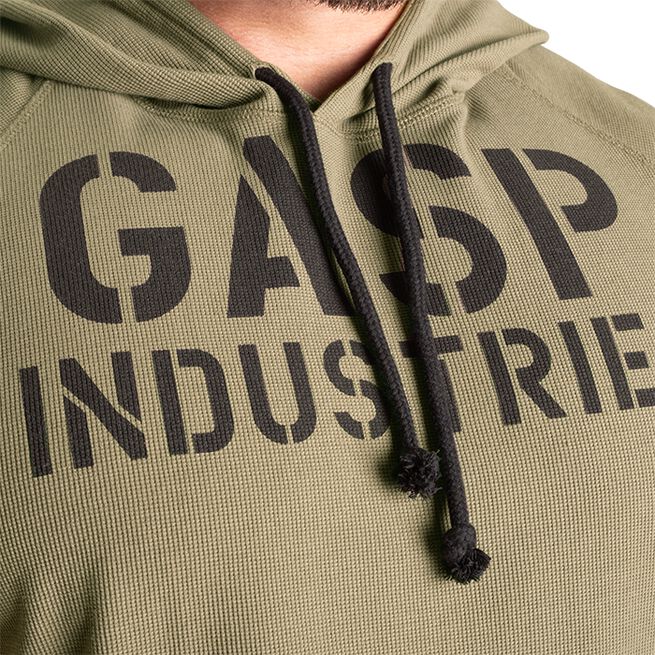 Thermal Kortärmad Hoodie Grön