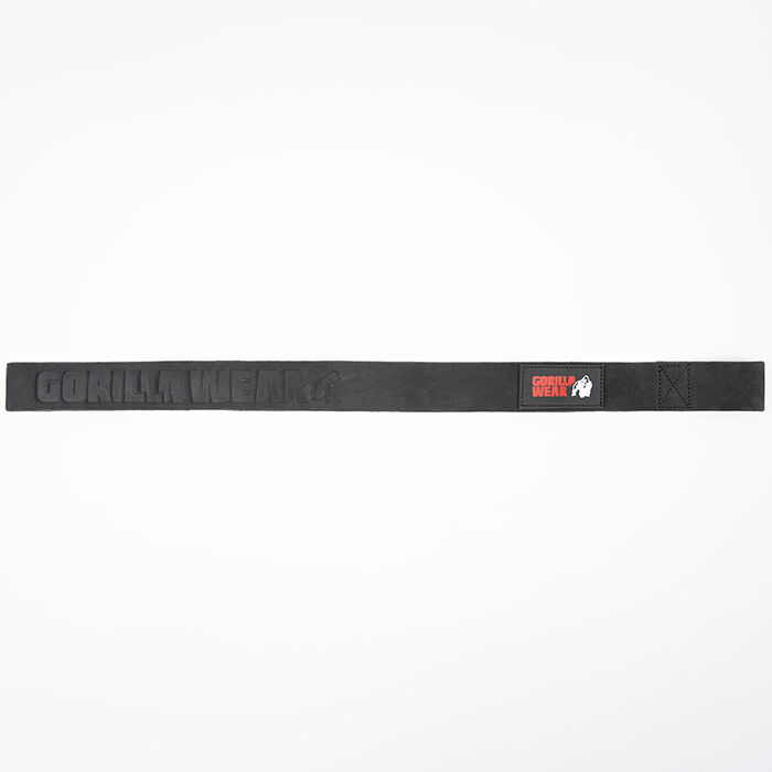 Lifting Straps L&auml;der Svart