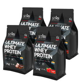 Mix&Match: 4 x Ultimate Whey Vassleprotein 1 kg