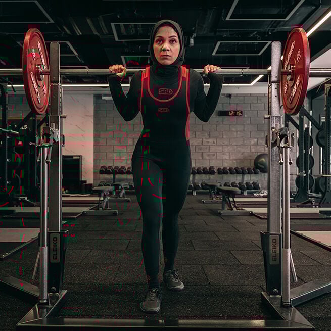 SBD Original Tyngdlyftningstrikå Dam Powerlifting Singlet Full Length